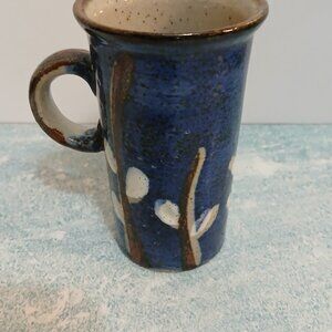 Hand Crafted Otagiri Pussywillow Pattern -Pottery Irish Coffee Cup-Vintage